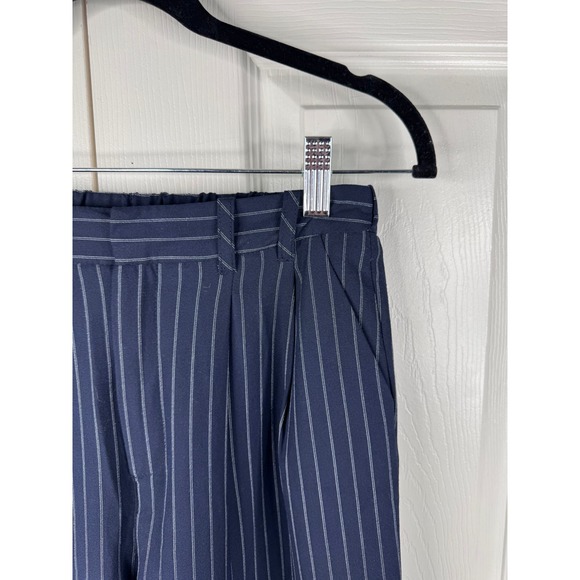 Women's Light Before Dark Navy Blue Striped Formal Pants Size XS - Picture 2 of 9